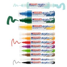 EDDING 5400 AKRIL MARKER 3D DOUBLE LINER (2-3 MM/5-10 MM), Traffic White