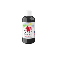 ICO Süni tempera fekete, 500ml-es