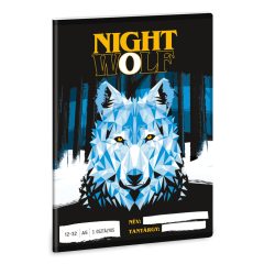   ARS UNA füzet A/5 32 lapos III. osztályos vonalas, Night Wolf, 12-32