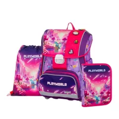 Iskolatáska szett IM, Oxybag, Playworld Girl