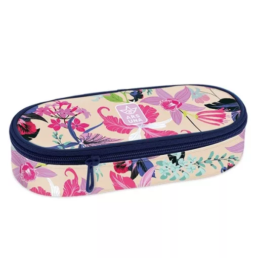 ARS UNA Hátizsák AU-6 iskolatáska szett, Beach Flowers, 3 részes