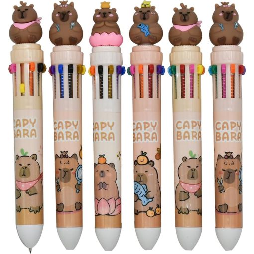 Golyóstoll 10 színű Capybara