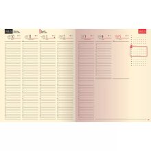 Határidőnapló, agenda A/4 heti, Bolero, 2026. évi, Sötétkék