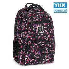  ARS UNA Hátizsák Ergonomikus iskolatáska szett, Pearl Blossom Black, 3 részes