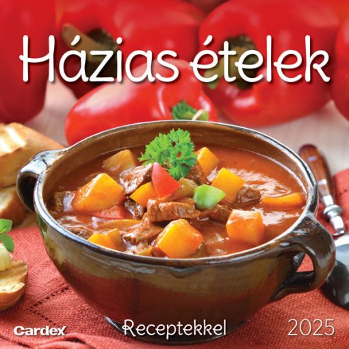 Falinaptár Cardex lemez 2025. évi, Házias ételek