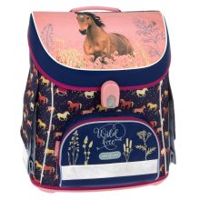 ARS UNA Mágneszáras iskolatáska szett, Wild and Free, Lovas, 3 részes