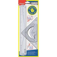 MAPED vonalzókészlet 3db-os balkezes