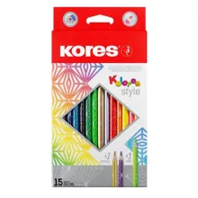 KORES színesceruza Kolores Style 15db