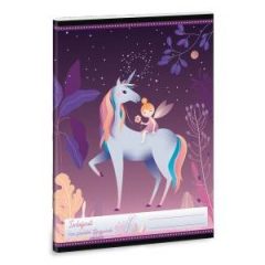 ARS UNA leckefüzet A/5 32 lapos Magic Forest, Unikornis