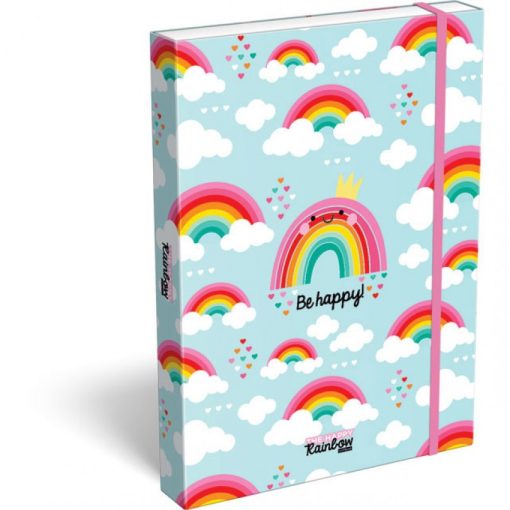 Lizzy Card füzetbox A/4 Happy Rainbow