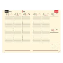 Agenda B/5 heti, Bolero, 2026. évi, Sötétkék